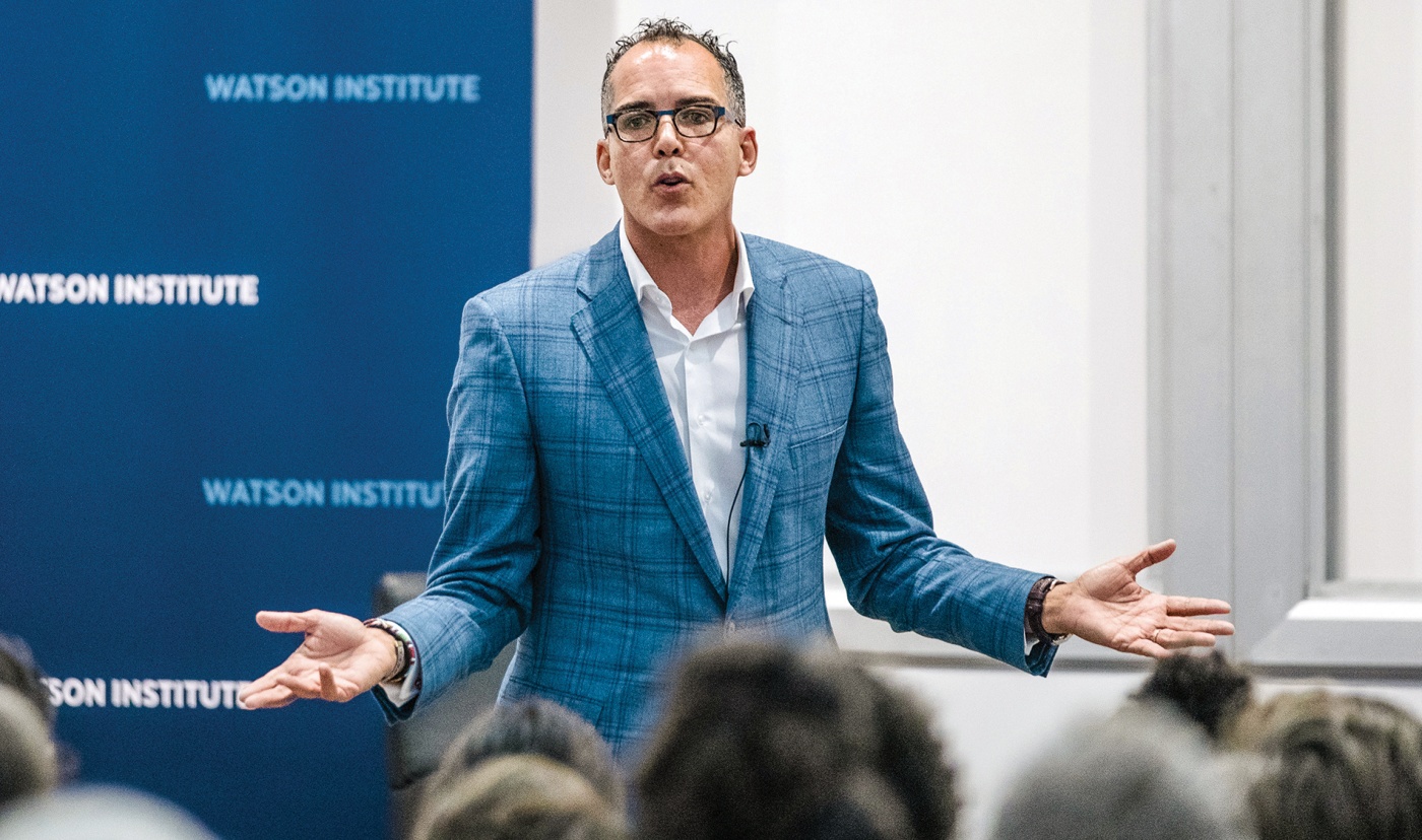 James Forman &rsquo;88 speaking